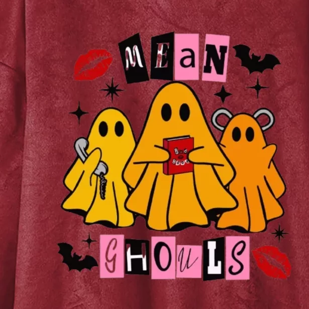 Funny Mean Ghouls Halloween Lover Hooded Wearable Blanket