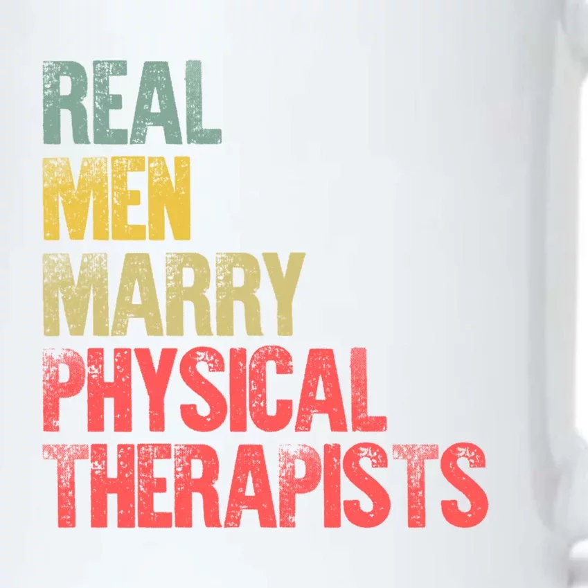 Funny Marriage Great Gift Real Marry Physical Therapists Gift Black Color Changing Mug