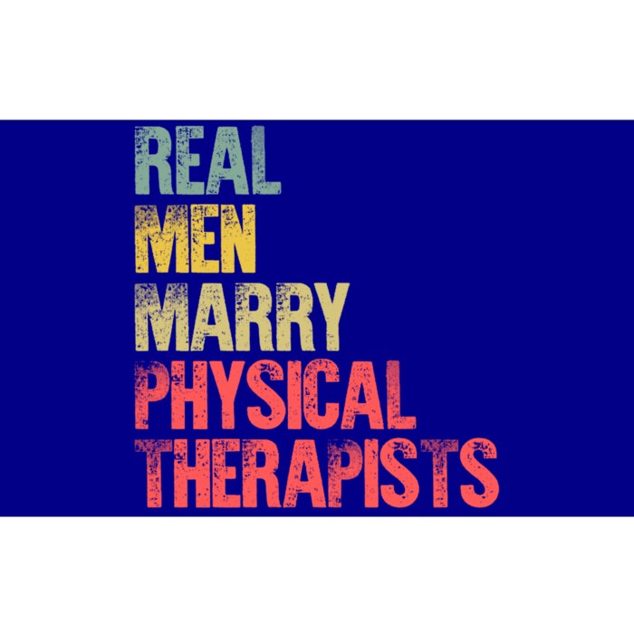 Funny Marriage Great Gift Real Marry Physical Therapists Gift Bumper Sticker