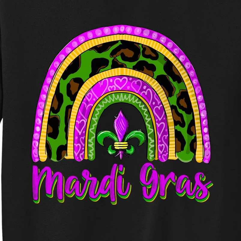 Funny Mardi Gras Parade Outfit Jester Rainbow Wo Girl Sweatshirt