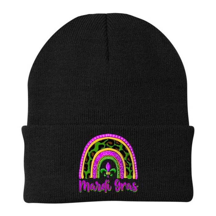 Funny Mardi Gras Parade Outfit Jester Rainbow Wo Girl Knit Cap Winter Beanie