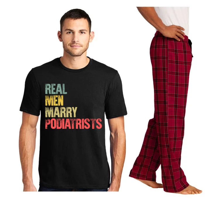 Funny Marriage Gift Real Marry Podiatrists Groom Gift Pajama Set