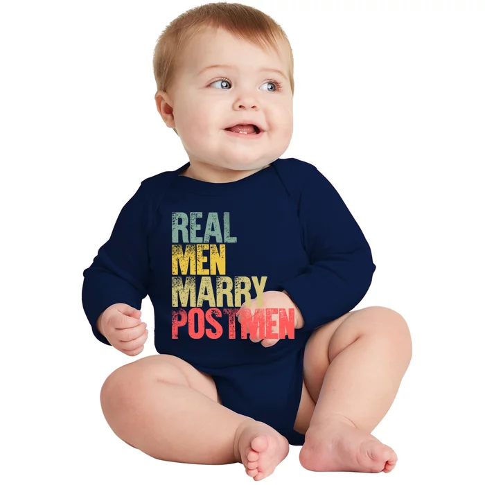 Funny Marriage Gift Real Marry Post Groom Meaningful Gift Baby Long Sleeve Bodysuit