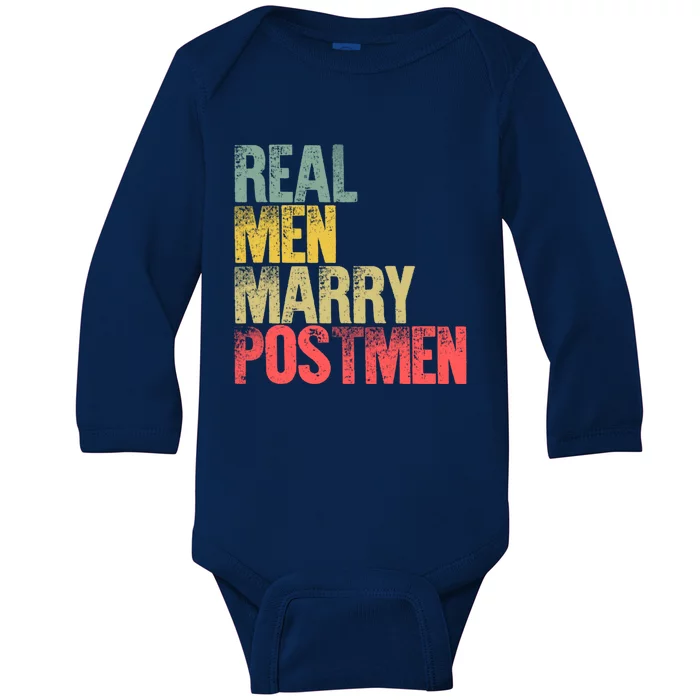 Funny Marriage Gift Real Marry Post Groom Meaningful Gift Baby Long Sleeve Bodysuit