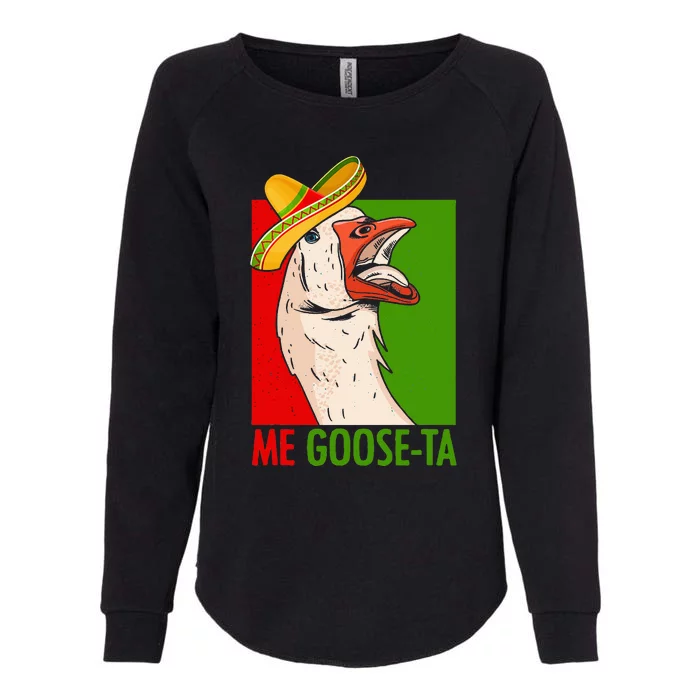 Funny Me Goose Ta Pun For Mexican Poultry Farmer Womens California Wash Sweatshirt