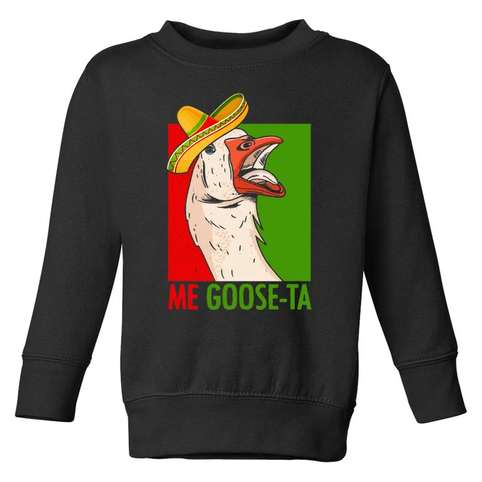 Funny Me Goose Ta Pun For Mexican Poultry Farmer Toddler Sweatshirt