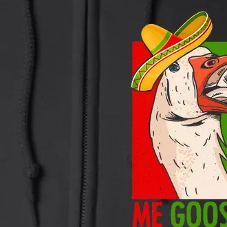 Funny Me Goose Ta Pun For Mexican Poultry Farmer Full Zip Hoodie