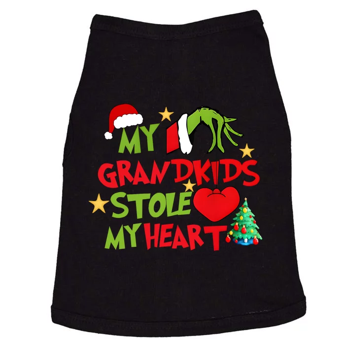 Funny My Grandkids Stole My Heart Doggie Tank