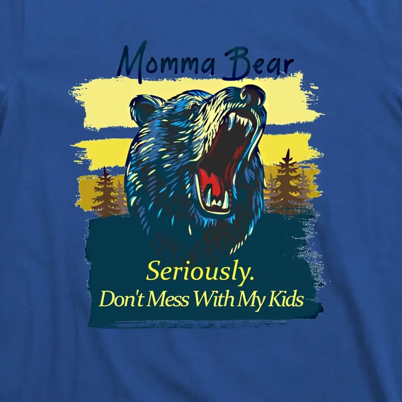 Funny Momma Grizzly Bear Attack Funny Gift T-Shirt