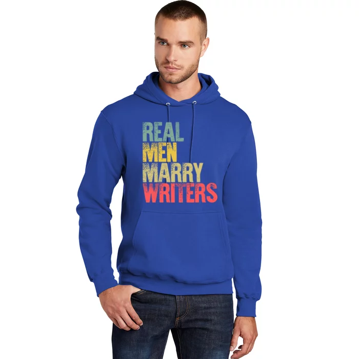 Funny Marriage Gift Real Marry Writers Groom Gift Hoodie