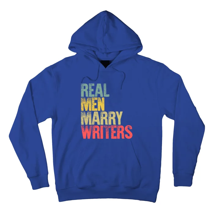 Funny Marriage Gift Real Marry Writers Groom Gift Hoodie