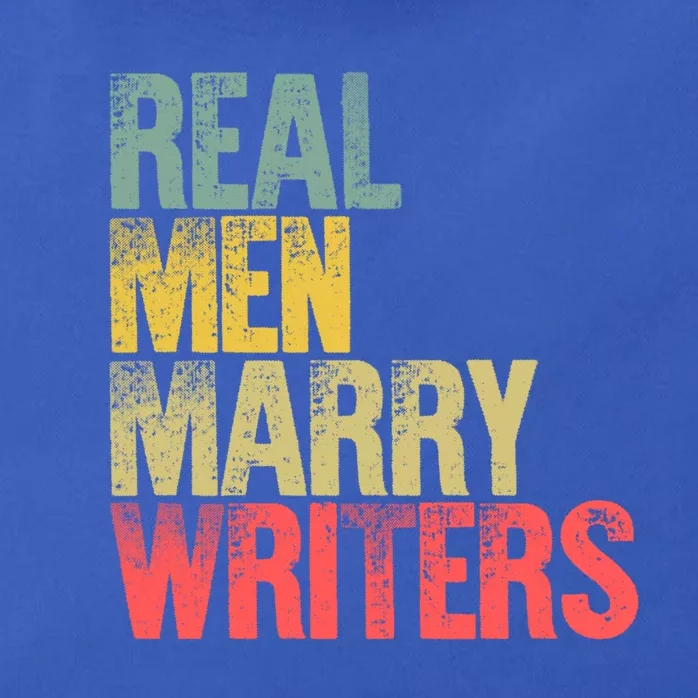 Funny Marriage Gift Real Marry Writers Groom Gift Zip Tote Bag