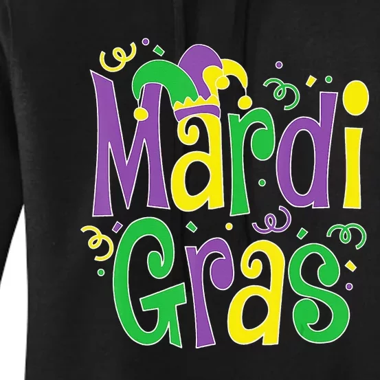 funny Mardi Gras festival Mardi Gras Party Women's Pullover Hoodie