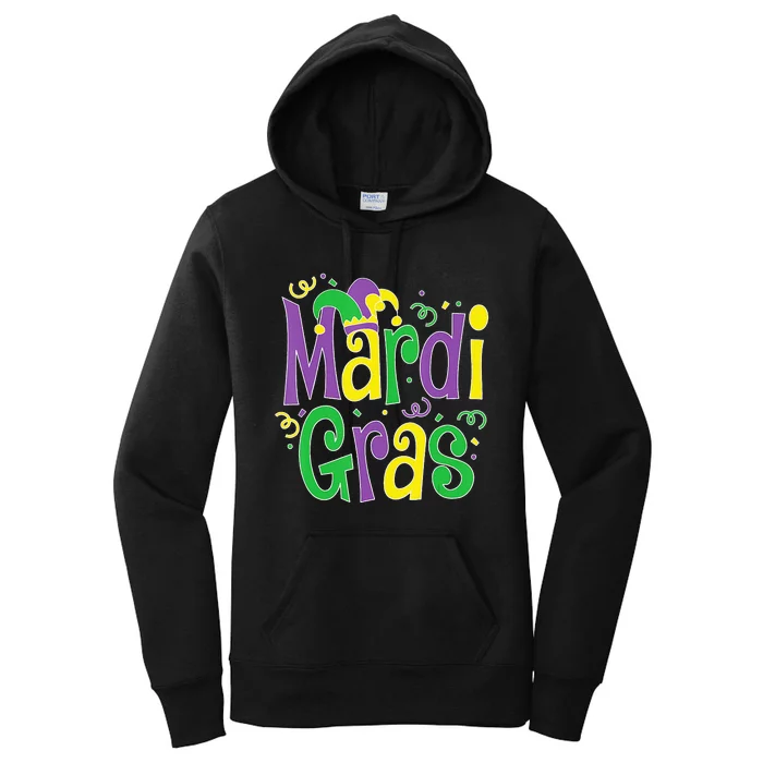 funny Mardi Gras festival Mardi Gras Party Women's Pullover Hoodie