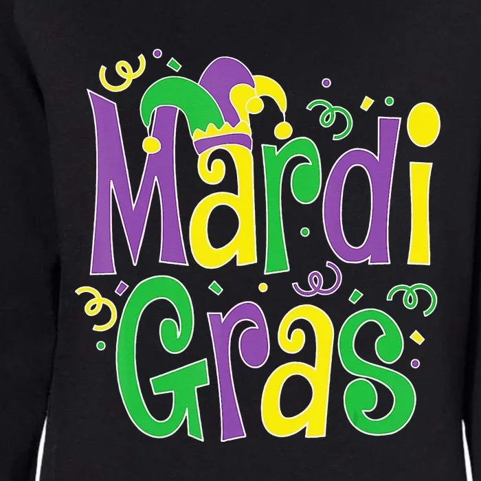 funny Mardi Gras festival Mardi Gras Party Womens California Wash Sweatshirt