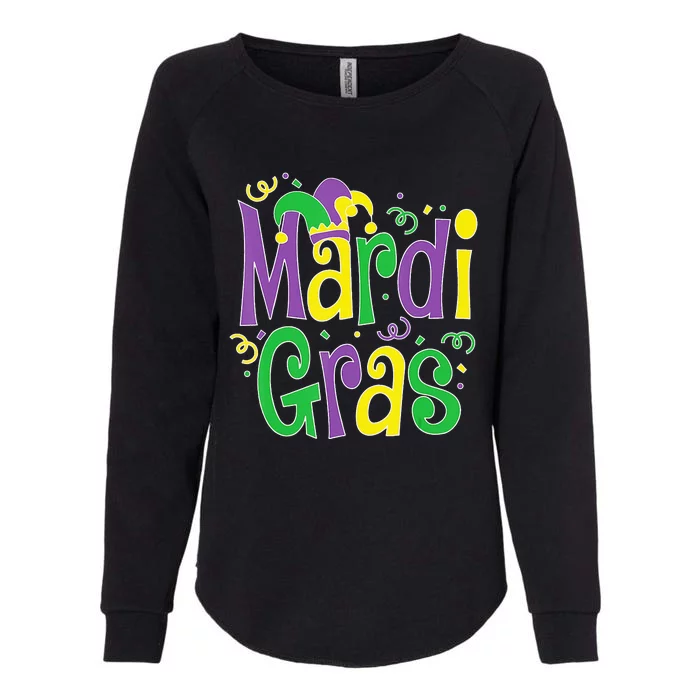 funny Mardi Gras festival Mardi Gras Party Womens California Wash Sweatshirt