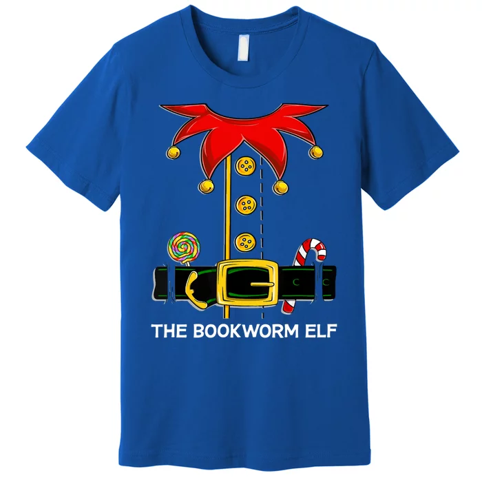 Family Matching Group The Bookworm Elf Christmas Gift Premium T-Shirt