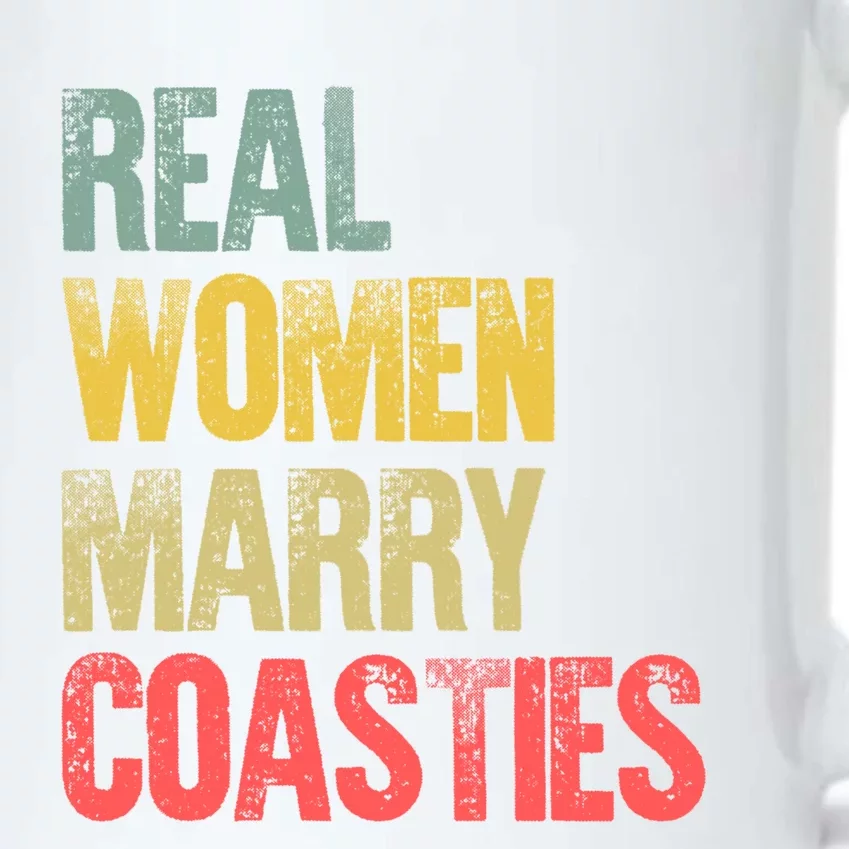 Funny Marriage Gift Real Marry Coasties Bride Great Gift Black Color Changing Mug