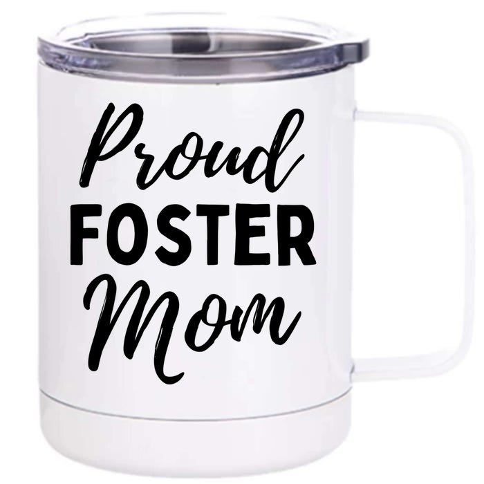 Foster Mom Gift Foster Care For Mother's Day Fostering Parent Gift Front & Back 12oz Stainless Steel Tumbler Cup