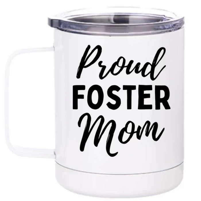 Foster Mom Gift Foster Care For Mother's Day Fostering Parent Gift Front & Back 12oz Stainless Steel Tumbler Cup