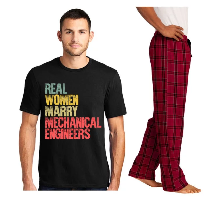 Funny Marriage Gift Real Marry Mechanical Engineers Cute Gift Pajama Set