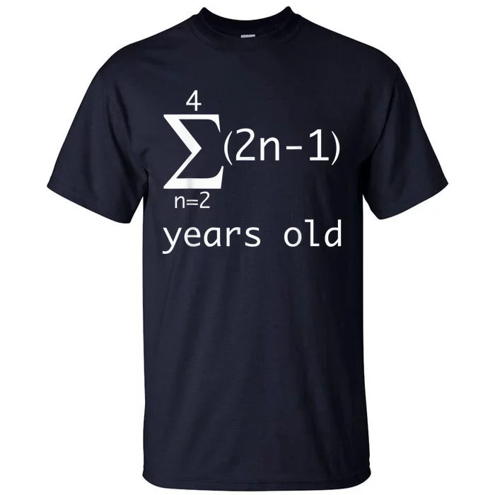 Funny Math Geek Shirt-15th Birthday 15 Years Old Boy, Girl Tall T-Shirt