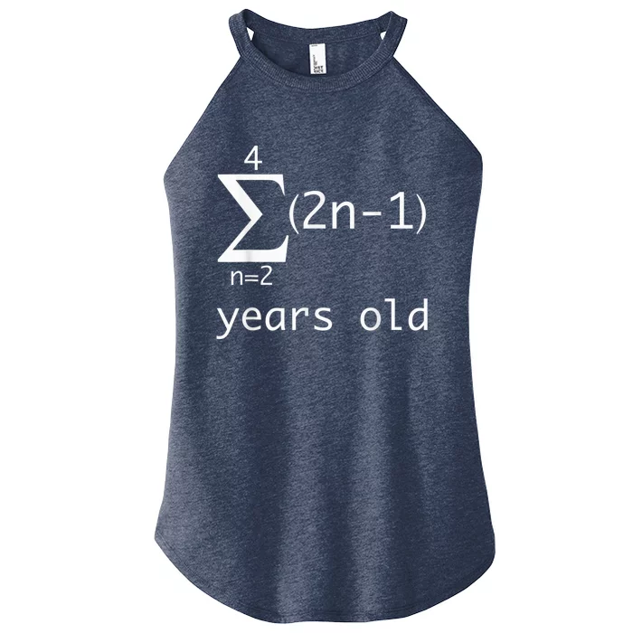 Funny Math Geek Shirt-15th Birthday 15 Years Old Boy, Girl Women’s Perfect Tri Rocker Tank