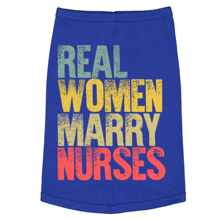 Funny Marriage Gift Real Marry Nurses Bride Gift Doggie Tank