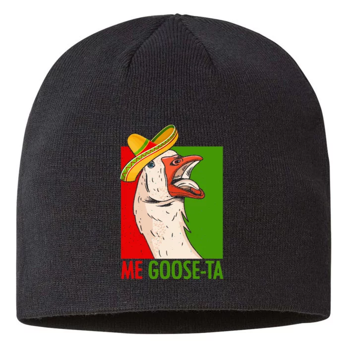 Funny Me Goose Ta Pun For Mexican Poultry Farmer 8 1/2in Sustainable Knit Beanie