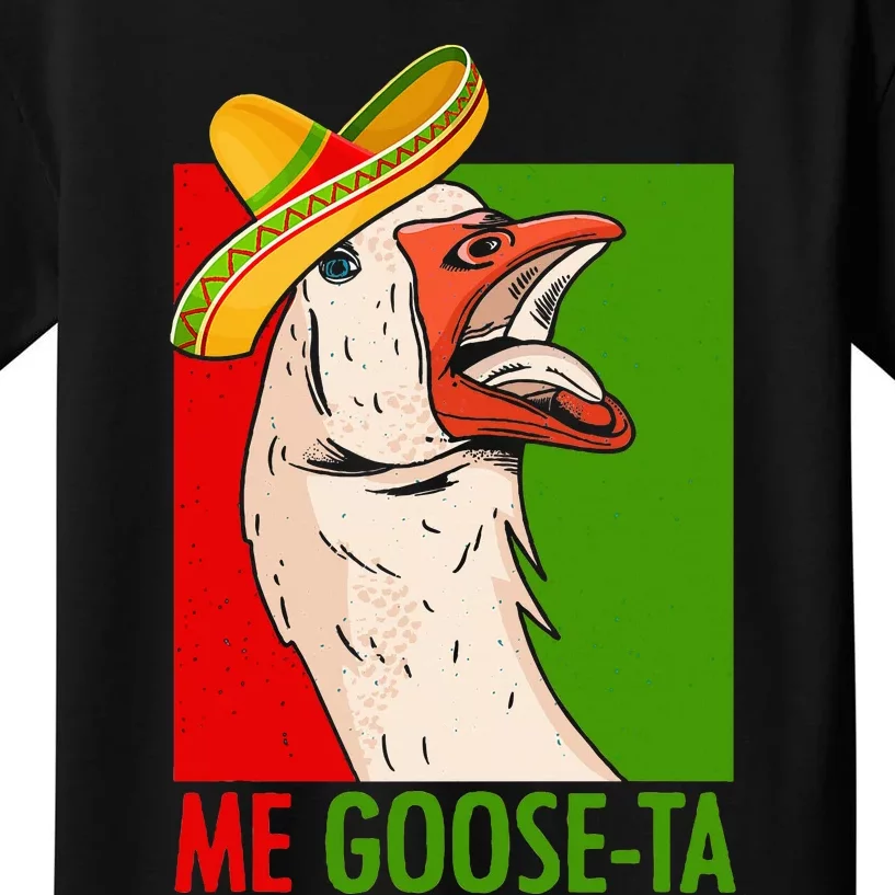 Funny Me Goose Ta Pun For Mexican Poultry Farmer Kids T-Shirt