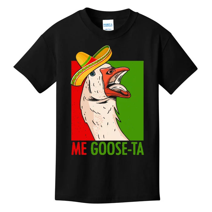 Funny Me Goose Ta Pun For Mexican Poultry Farmer Kids T-Shirt