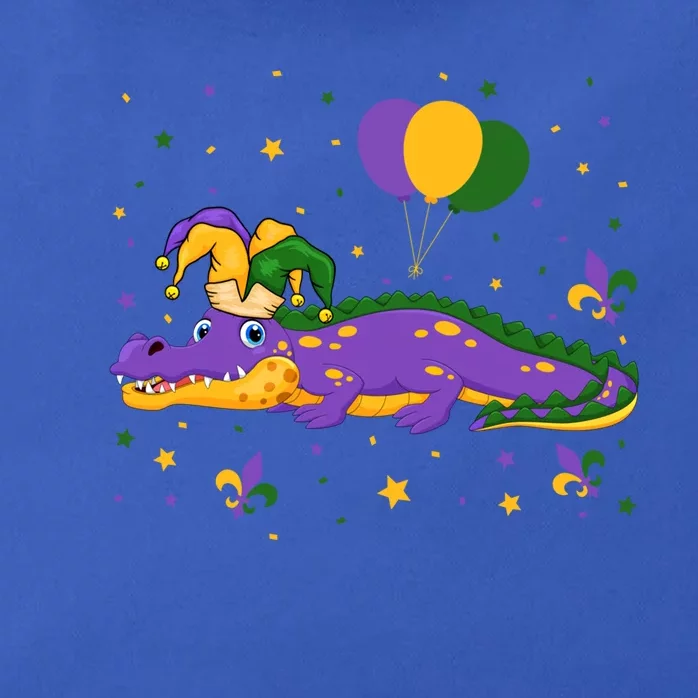 Funny Mardi Gras Carnival Party Cute Alligators Lover Outfit Gift Zip Tote Bag