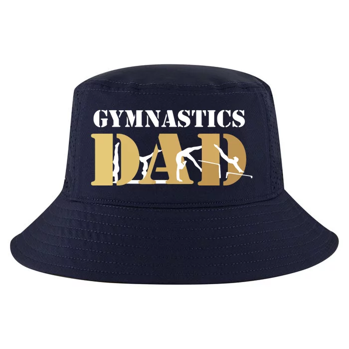 Funny Men Gymnastics Dad Love Daughter Gift Cool Comfort Performance Bucket Hat