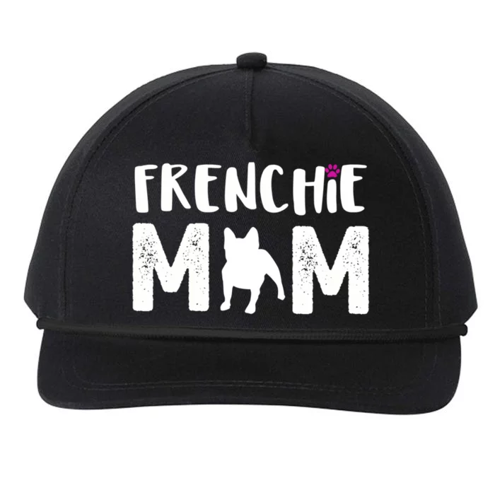 Frenchie Mom Gift French Bulldog Gift Snapback Five-Panel Rope Hat