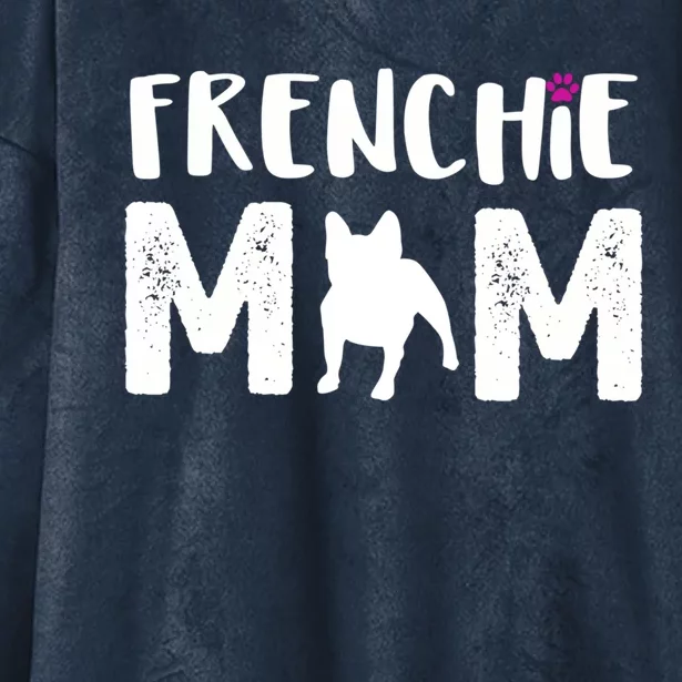 Frenchie Mom Gift French Bulldog Gift Hooded Wearable Blanket