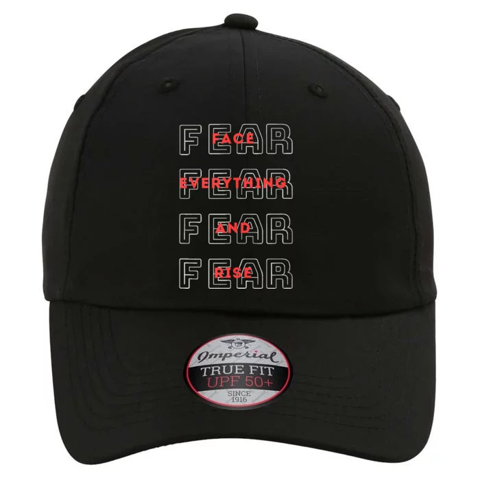 Fearless, Motivational Gym, No Fear, Courage, Phrase/Quote The Original Performance Cap