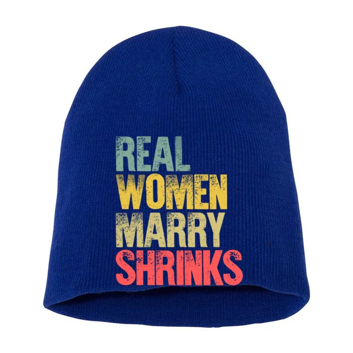 Funny Marriage Gift Real Marry Shrinks Bride Gift Short Acrylic Beanie