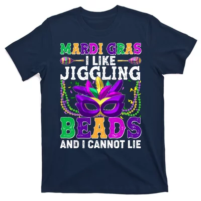 Fat Tuesday - Beads Mardi Gras Louisiana Funny Juniors V-neck T-shirt