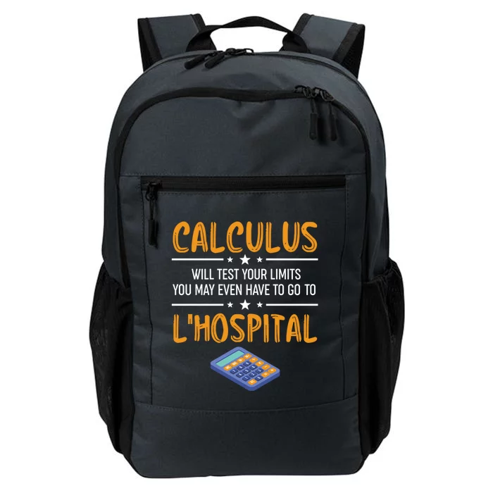 Funny Math Gift Calculus Will Test Your Limits Meaningful Gift Daily Commute Backpack