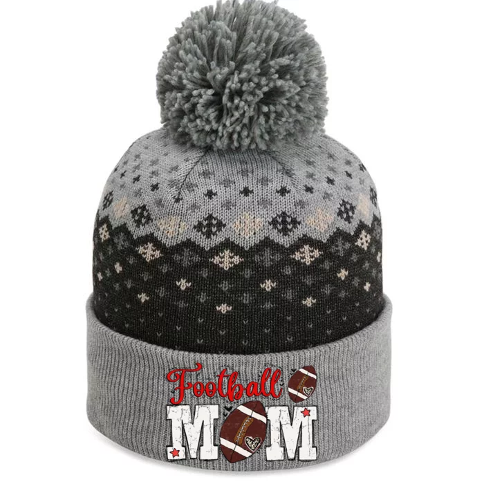 Football Mom Gift The Baniff Cuffed Pom Beanie