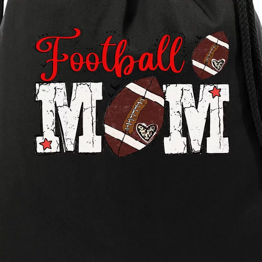 Football Mom Gift Drawstring Bag