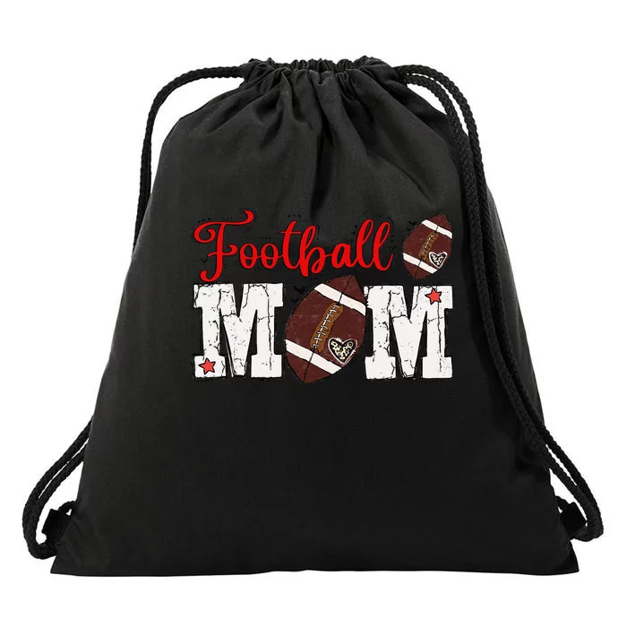 Football Mom Gift Drawstring Bag