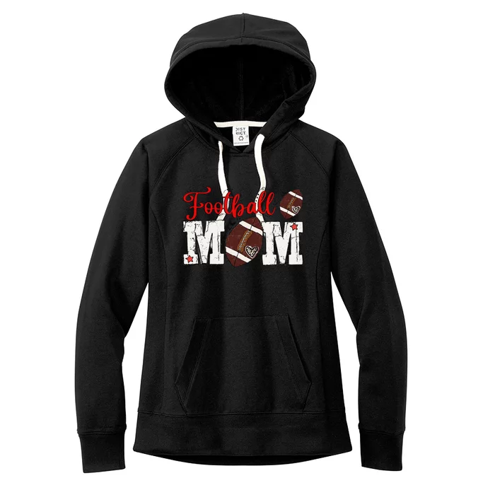 Football Mom Gift Women's Fleece Hoodie