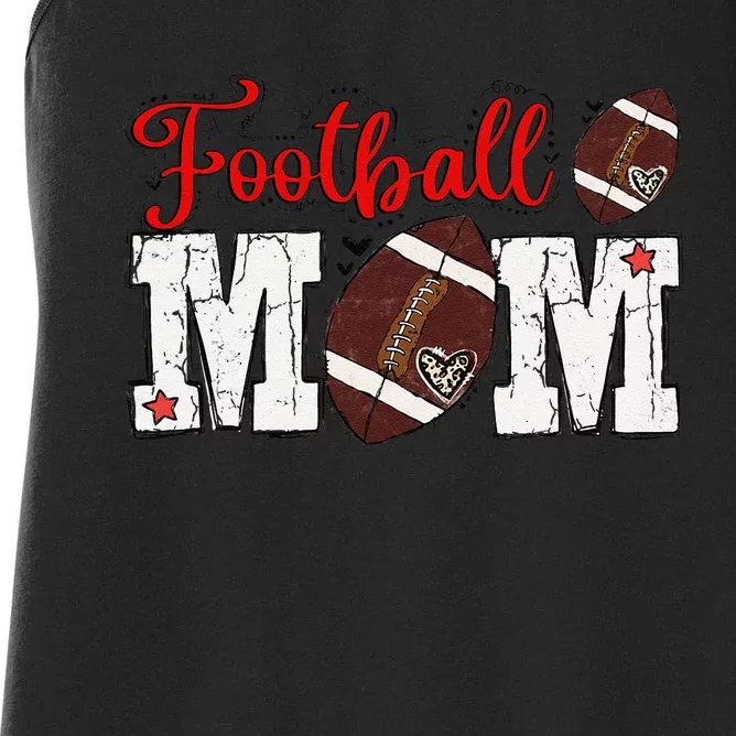 Football Mom Gift Women's Racerback Tank