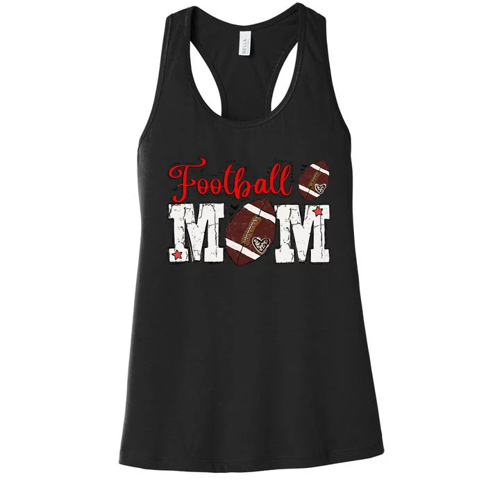 Football Mom Gift Women's Racerback Tank