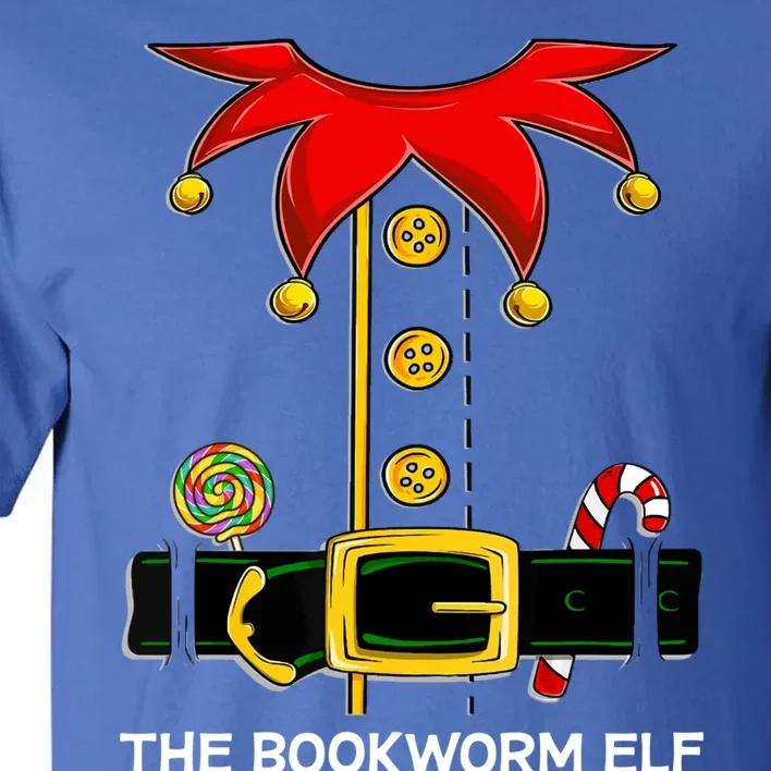 Family Matching Group The Bookworm Elf Christmas Gift Tall T-Shirt