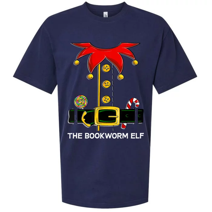 Family Matching Group The Bookworm Elf Christmas Gift Sueded Cloud Jersey T-Shirt