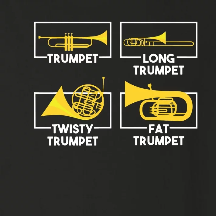 Funny Musician Gift Musical Instrument Trumpeter Trumpet Toddler Long Sleeve Shirt