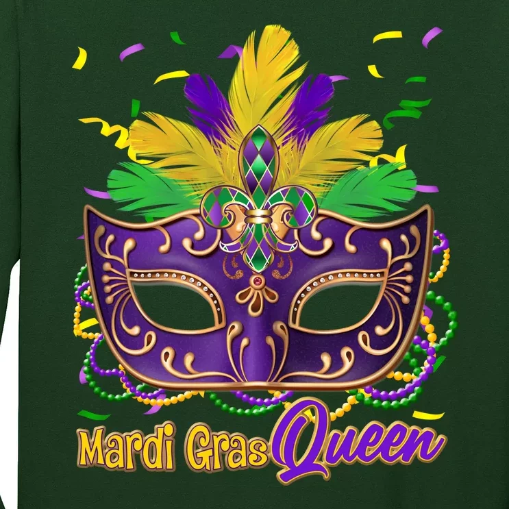 Festive Mardi Gras Queen Long Sleeve Shirt