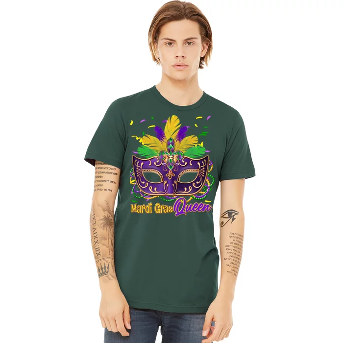 Festive Mardi Gras Queen Premium T-Shirt